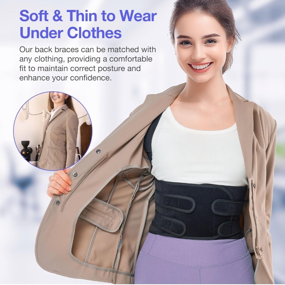 Black Posture Corrector Brace - image 2